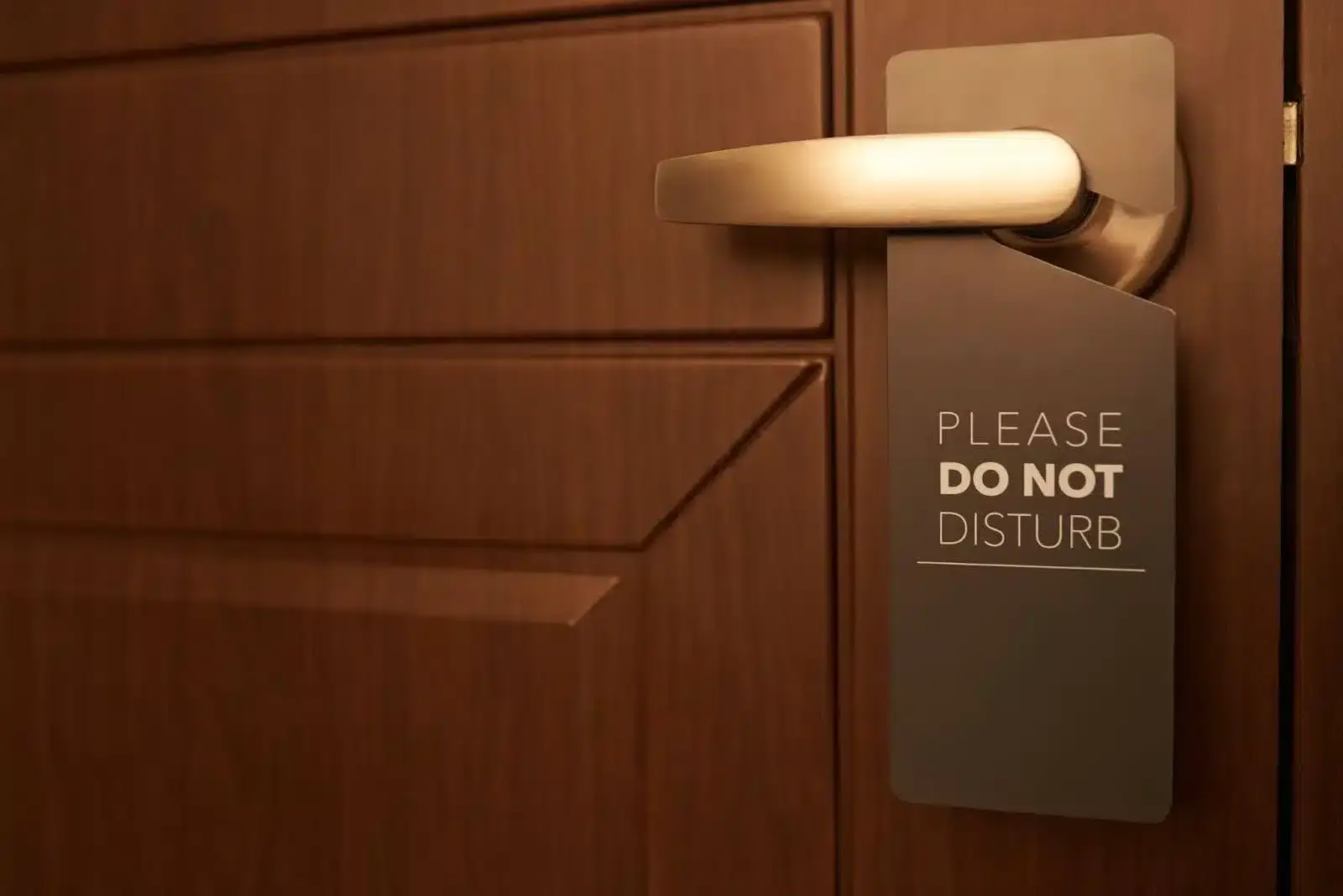 Do not disturb signs