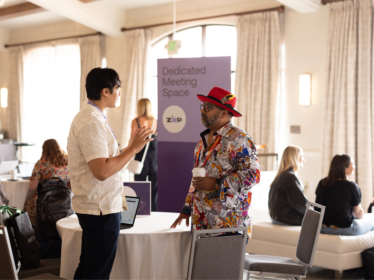 Dedicated lobby meeting space