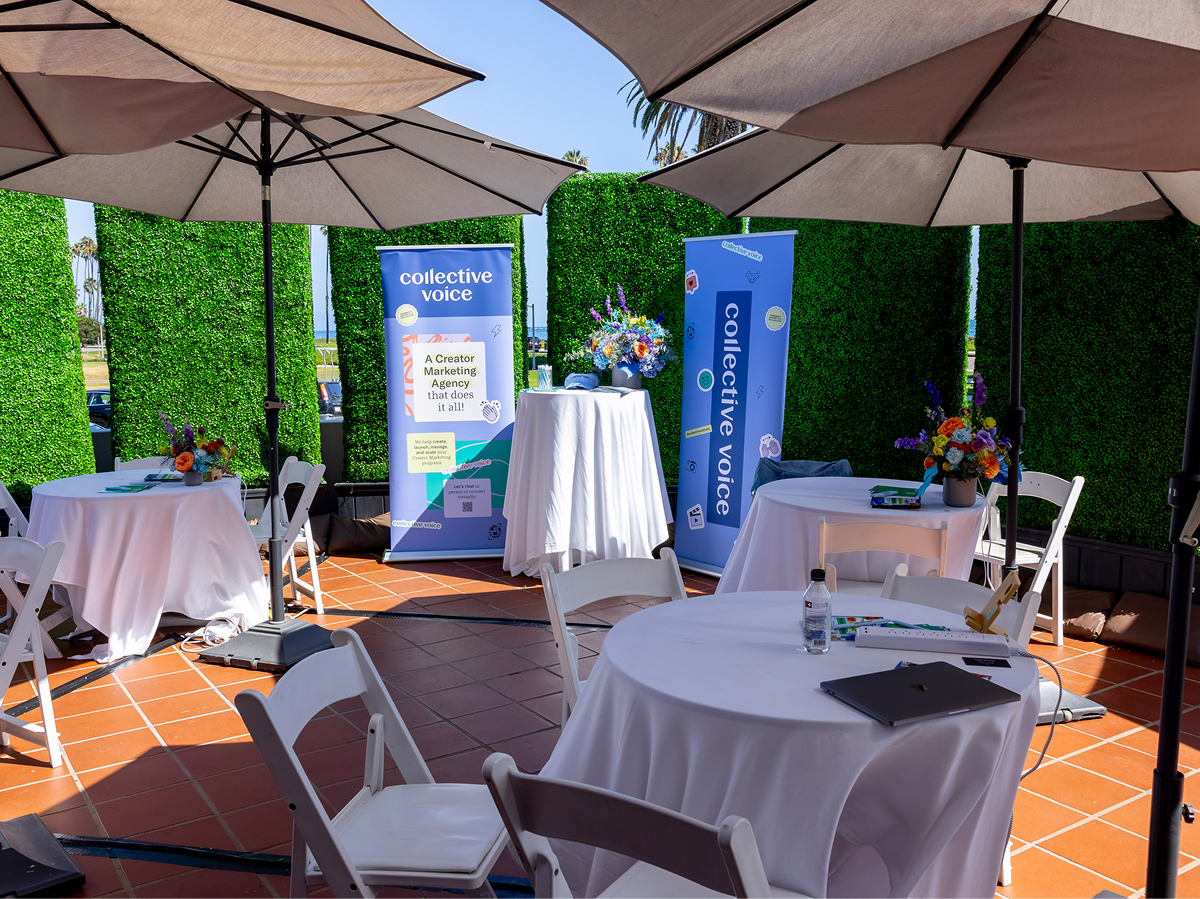 Premium dedicated meeting outdoor patio