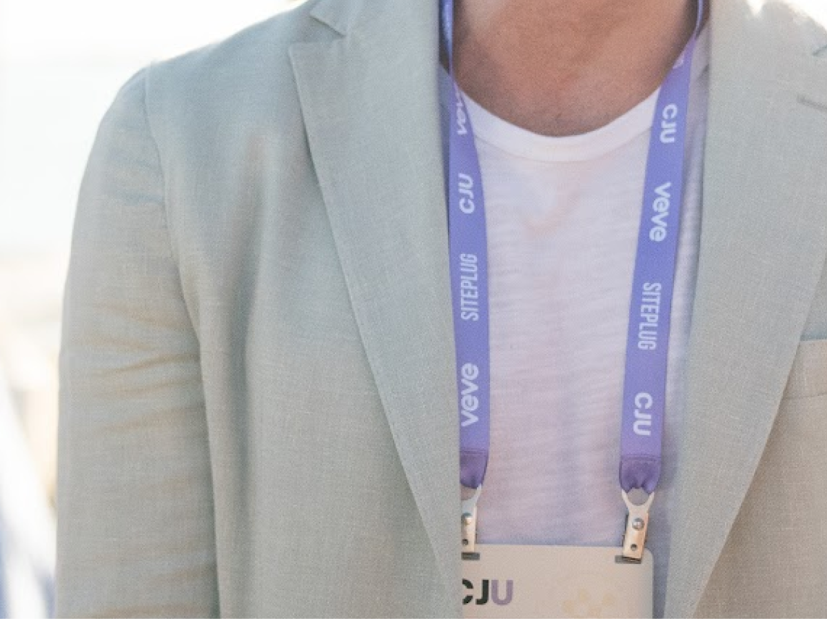 Attendee lanyard